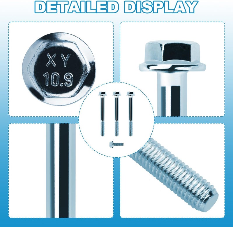 GEAIN LS Water Pump Bolt Kit compatible with all GM Chevy (1997-2014) LS series engines LSX LS1 LS3 LS3 LS2 LQ4 LS6 LS6 LQ9 5.3L 6.0L 6.2L 6.2L 6.2L. - Image 2